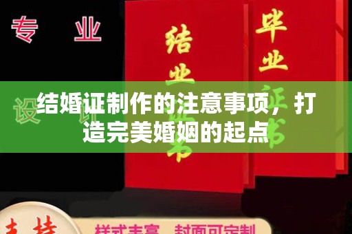 北塔结婚证制作的注意事项，打造完美婚姻的起点