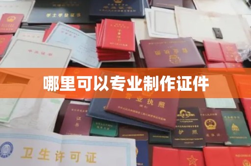 北塔哪里可以专业制作证件