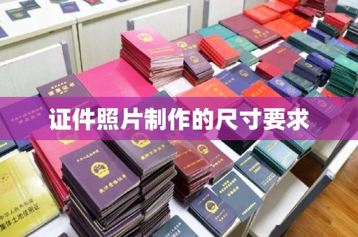 北塔证件照片制作的尺寸要求