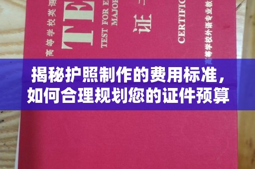 北塔揭秘护照制作的费用标准，如何合理规划您的证件预算？