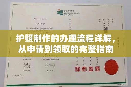 北塔护照制作的办理流程详解，从申请到领取的完整指南
